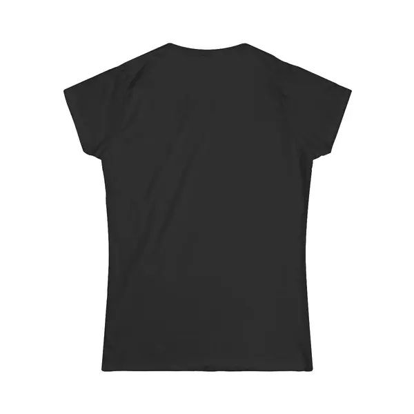 Flame Lettering T-Shirt in Black, back view, view 4
