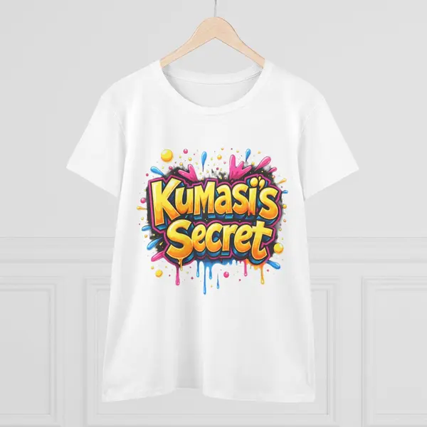 Graffiti Drip T-Shirt in White, view 5