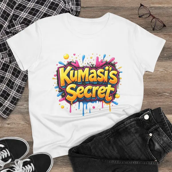 Graffiti Drip T-Shirt in White, view 6