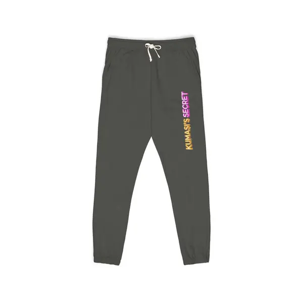 Joggers with Vertical Lettering in Pepper, view 3