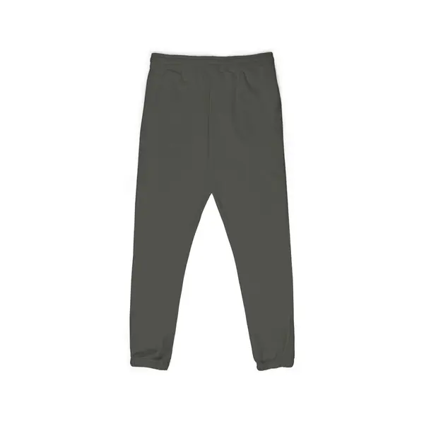Joggers with Vertical Lettering in Pepper, back view, view 4