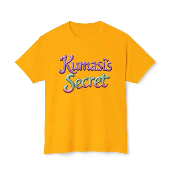 Watercolor Lettering T-Shirt in Gold, view 3